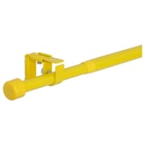 BEKRÄFTA Set de barra para cortina simple, amarillo, 120-210 cm 19 mm