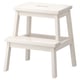 Opción: BEKVÄM Piso, blanco, 50 cm
