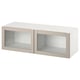 BESTÅ Combinación mueble de almacenaje, blanco/Sindvik beige, 120x42x38 cm