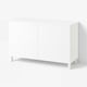 BESTÅ Gabinete, blanco/Selsviken/Stubbarp blanco, 120x42x75 cm