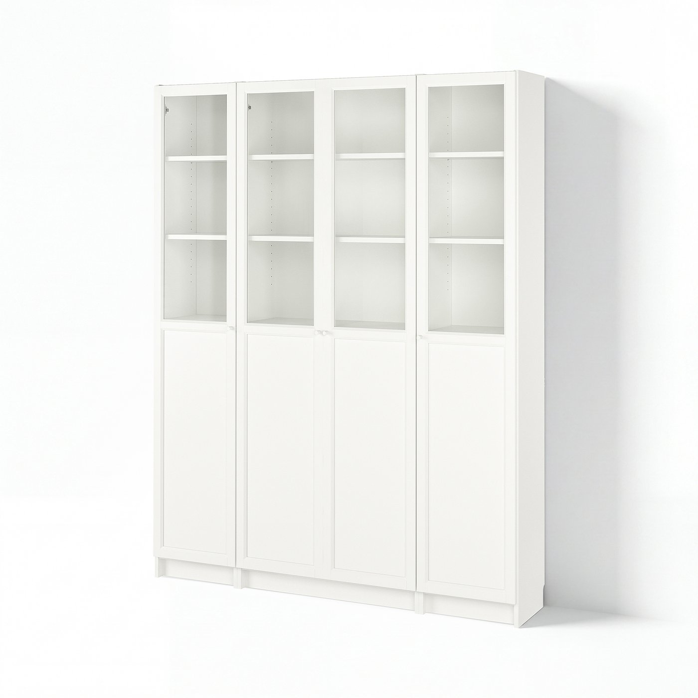 Combi estante+panel/puert vidrio