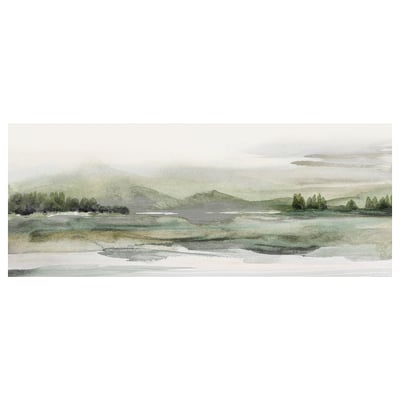 BJÖRKSTA Lienzo para cuadro, Naturaleza verde, 140x56 cm