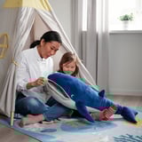 BLÅVINGAD Peluche, ballena azul, 100 cm