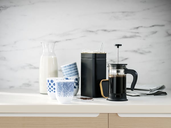 BLOMNING Lata de té/café, 11x7x20 cm