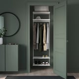 BOAXEL Combinación clóset, blanco, 62x40x201 cm