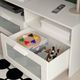 BRIMNES Rack de TV, blanco, 180x41x190 cm