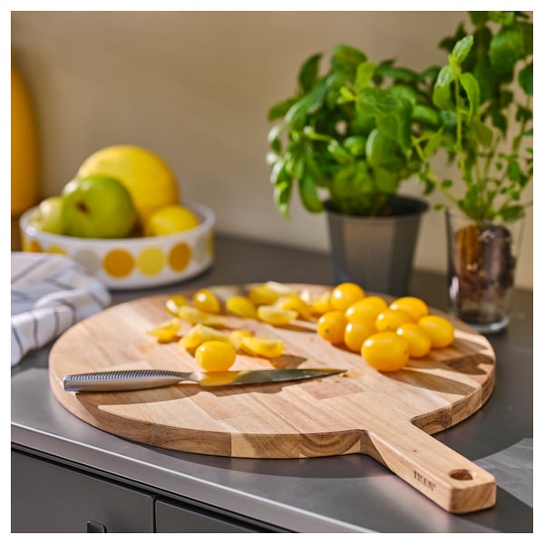 BRÖGGAN Tabla para picar, acacia, 40 cm
