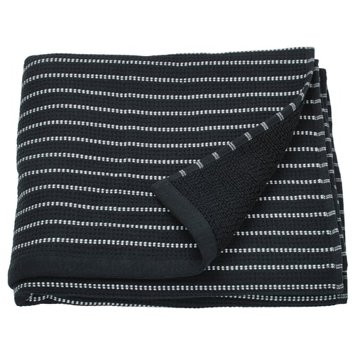 BROKGINST Toalla de baño, negro, 70x140 cm