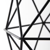 BRUNSTA Pantalla para lámpara de techo, negro, 20 cm
