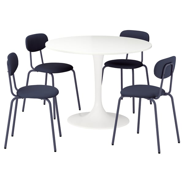 DOCKSTA / SANDSBERG Juego de comedor con 4 sillas