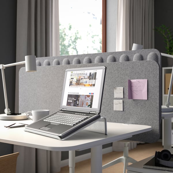 DRÖNJÖNS Soporte para notebook, blanco