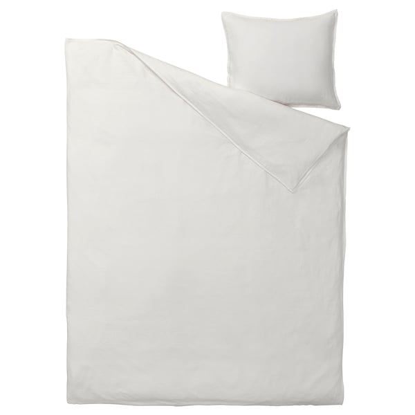 DYTÅG Funda plumón con funda almohada, blanco, 150x200/50x60 cm
