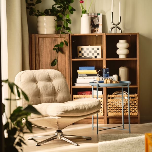 DYVLINGE Silla oficina, Kelinge beige