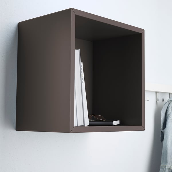 EKET Combinación mueble de almacenaje, Gris oscuro, 35x25x35 cm