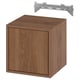 EKET Mueble mural 1 pt, efecto nogal, 35x35x35 cm