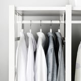 ELVARLI Barra para ropa, blanco, 40 cm