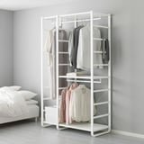 ELVARLI Combinación clóset, blanco, 125x55x216 cm