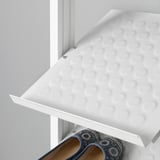 ELVARLI Combinación clóset, blanco, 262x51x222-350 cm