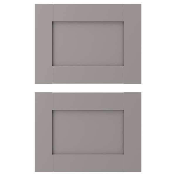 ENHET Frente de cajón, gris estructura, 40x30 cm