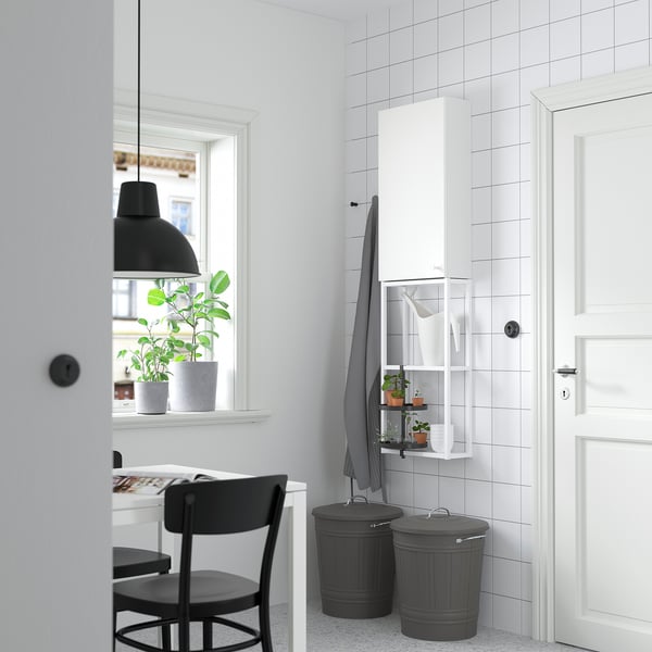 ENHET Mueble de almacenamiento, blanco, 40x17x150 cm