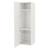 ENHET Mueble de almacenamiento, blanco, 60x62x210 cm