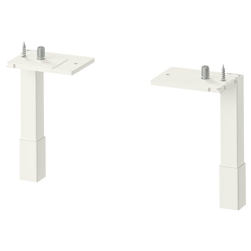 ENHET Patas para mueble, blanco, 12.5 cm