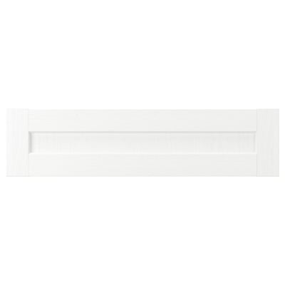 ENKÖPING Frente de cajón, blanco efecto madera, 80x20 cm