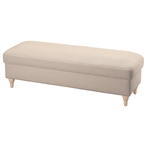 ESSEBODA Banca con almacenaje, Knäbäck/beige abedul