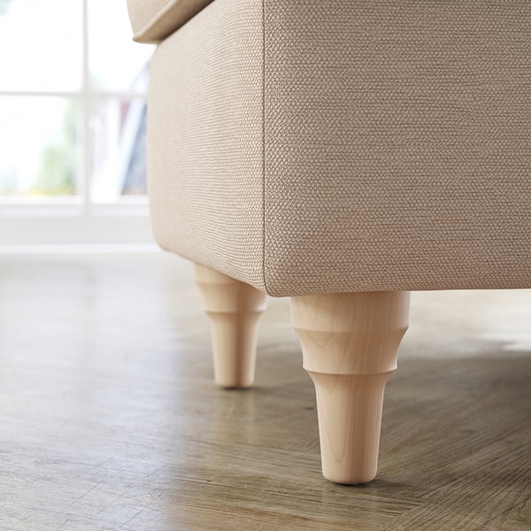 ESSEBODA Banca con almacenaje, Knäbäck/beige abedul