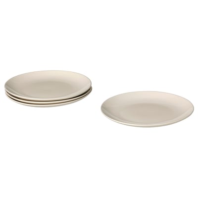 FÄRGKLAR Plato, brillante beige, 26 cm
