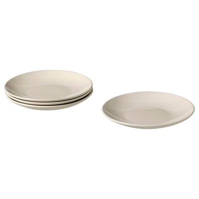 FÄRGKLAR Plato de pan, brillante beige, 20 cm