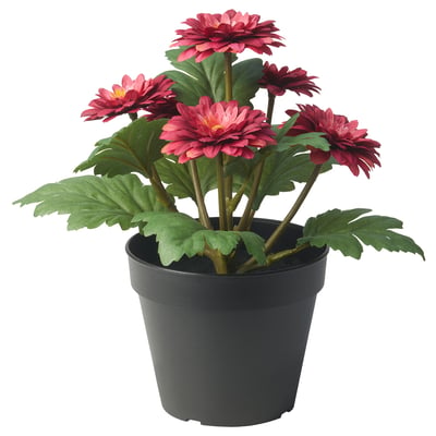 FEJKA Planta artificial, interior/exterior Crisantemo, 12 cm