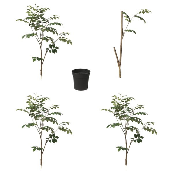 FEJKA Planta artificial, interior/exterior sándalo rojo, 19 cm