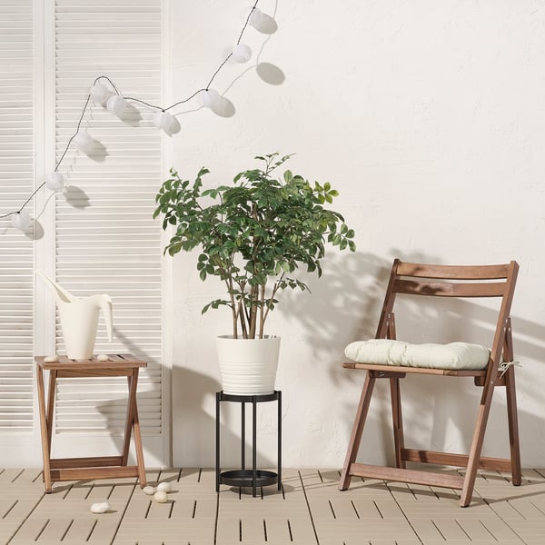 FEJKA Planta artificial, interior/exterior sándalo rojo, 19 cm