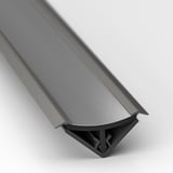 FIXA Moldura remate de pared, plateado
