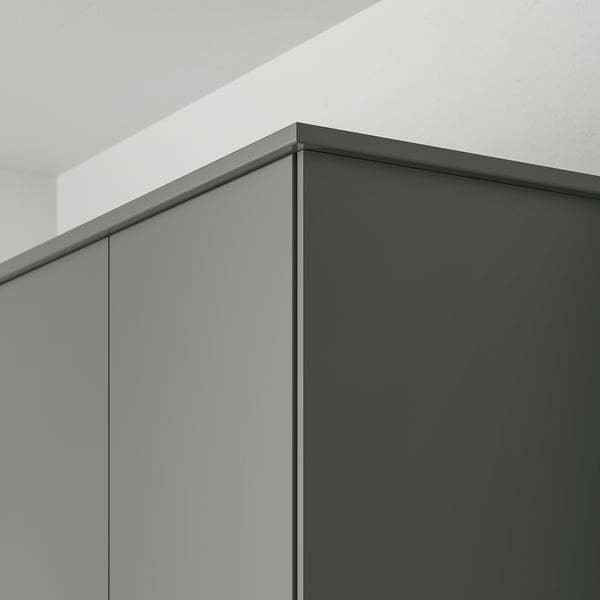 FÖRBÄTTRA Moldura redondeada, Gris oscuro, 221 cm