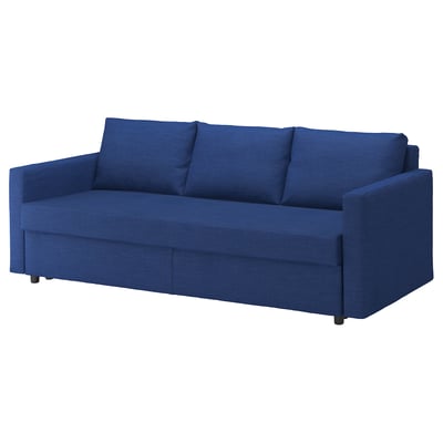 FRIHETEN Sofá cama 3 cuerpos, Skiftebo azul