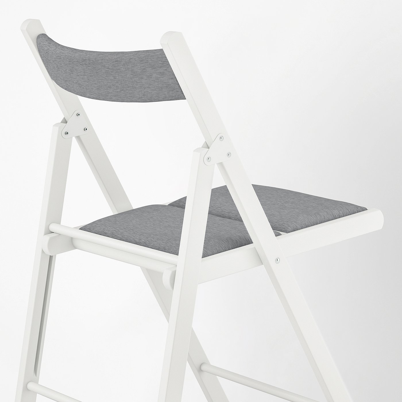 FRÖSVI Silla plegable, blanco/Knisa gris claro - IKEA Chile