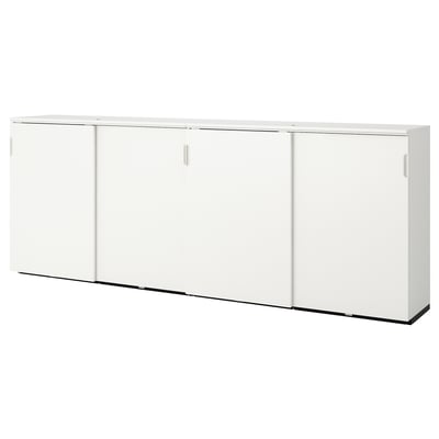 GALANT Mueble con puertas correderas, blanco, 320x120 cm