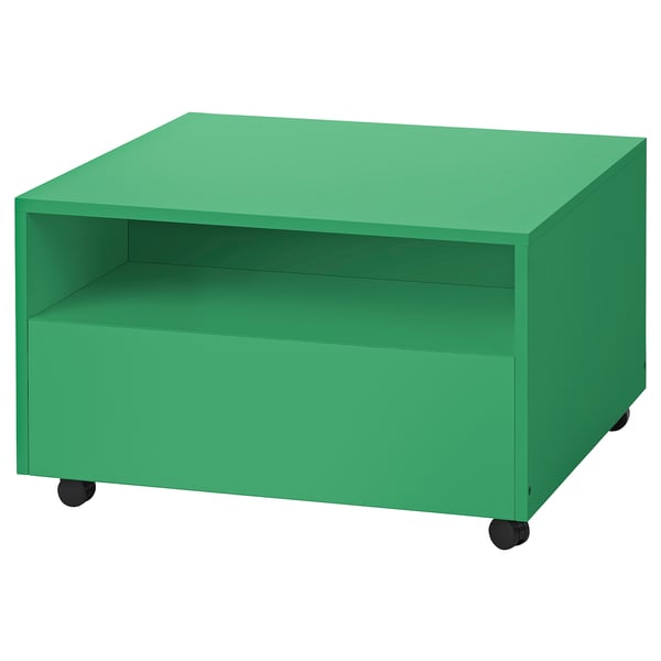 GARNANÄS Mesa de centro, verde, 65x65 cm