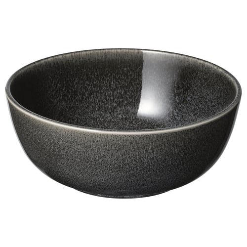 GLADELIG Bowl, Gris oscuro, 14 cm