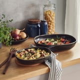 GLADELIG Molde para horno set de 2, gris osc