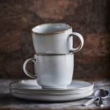 GLADELIG Plato de pan, gris, 20 cm