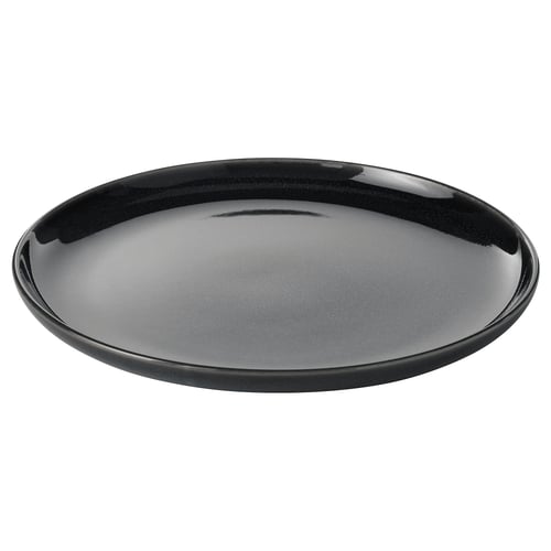 GLADELIG Plato, Gris oscuro, 25 cm