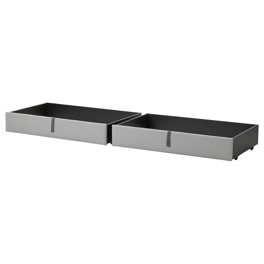 GLADSTAD Cajón cama tapizado, Kabusa gris claro, 200 cm IKEA Chile
