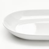 GODMIDDAG Fuente para servir, blanco, 32x18 cm