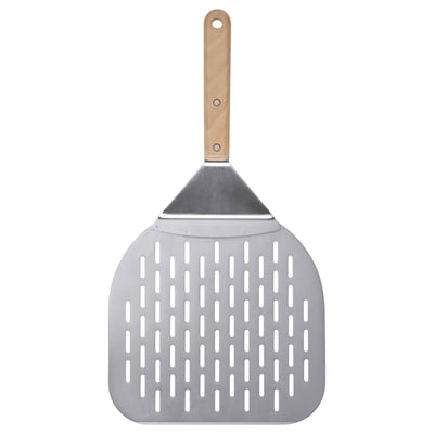 GRILLTIDER Pala para pizza, acero inoxidable/haya, 57 cm