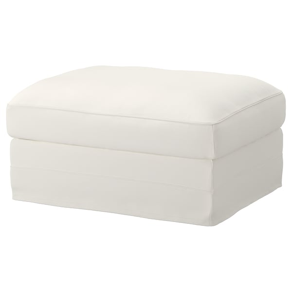 GRÖNLID Funda para apoyapiés con almacenaje, Inseros blanco