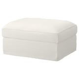 GRÖNLID Funda para apoyapiés con almacenaje, Inseros blanco