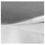 GRÖNLID Funda para apoyapiés con almacenaje, Ljungen gris